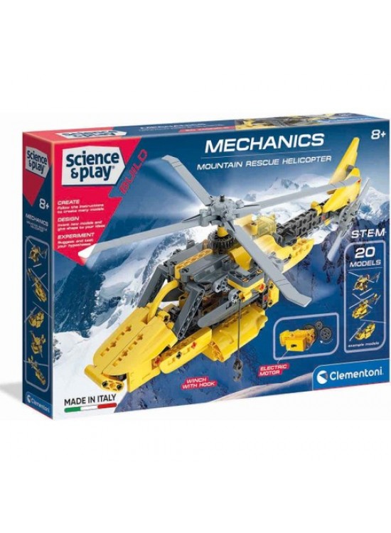 Clementoni Mekanik Laboratuvarı Kurtarma Helikopteri CLE-75063TR Clementoni Mekanik Laboratuvarı Kurtarma Helikopteri CLE-75063TR