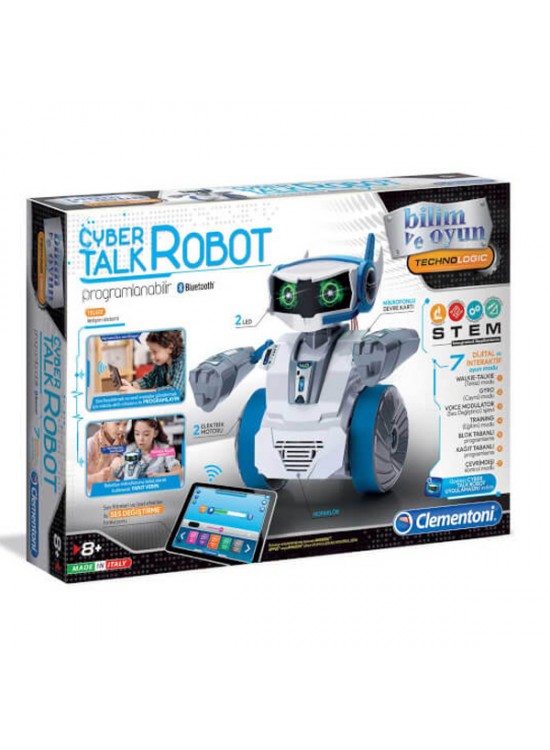 Clementoni Robotik Laboratuvarı Cyber Talk Robot Programlanabilir 64447