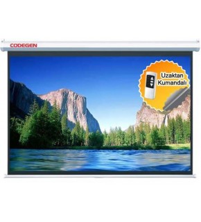 Codegen EX-18 180X180 Motorlu Uzaktan Kumandalı Projeksiyon Perdesi