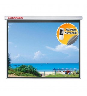 Codegen EX-20 200x200 Motorlu Projeksiyon Perdesi