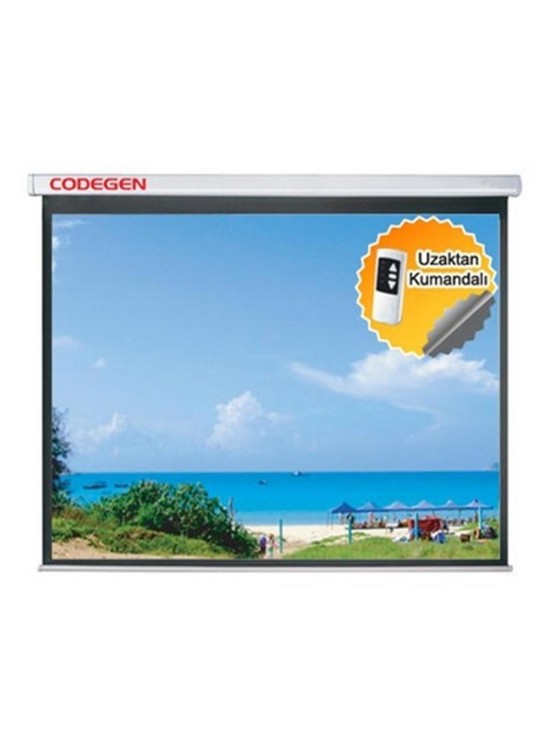 Codegen EX-20 200x200 Motorlu Projeksiyon Perdesi