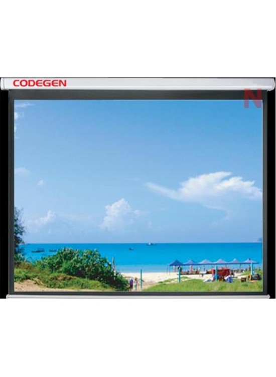 Codegen EX-24 Proje Perdesi 240x200 Motorlu Uzaktan Kumandalı Projeksiyon Perdesi
