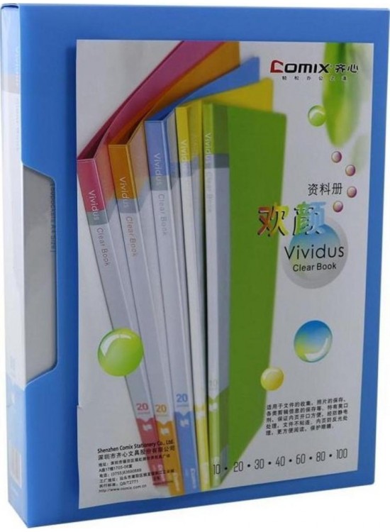 Comix Katalog (Sunum) Dosyası Pastel 80 Lİ A4 VF80AK Comix Katalog (Sunum) Dosyası Pastel 80 Lİ A4 VF80AK