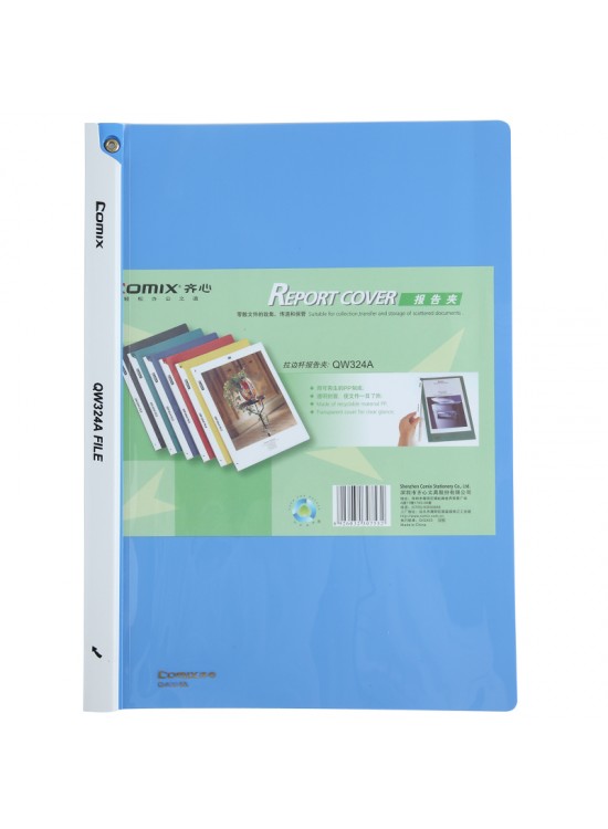 Comix Sıkıştırmalı Dosya Sırttan Klips Karışık Renk QW324A Comix Sıkıştırmalı Dosya Sırttan Klips Karışık Renk QW324A