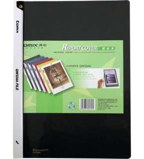 Comix Sıkıştırmalı Dosya Sırttan Klips Karışık Renk QW324A