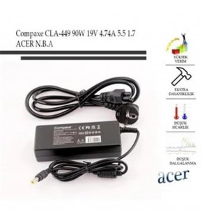 Compaxe Cla-451 180W 19.5v 9.23a 5.5-1.7 Acer Notebook Adaptörü