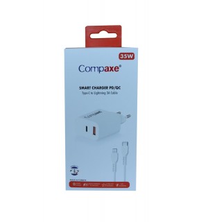 Compaxe CTA-350TI 35W 5V 3A PD-QC+ Type-C To Lightning Şarj Kablosu