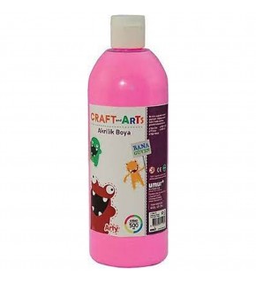 Craft And Arts Akrilik Boya 500 ML Pembe U1560-PE