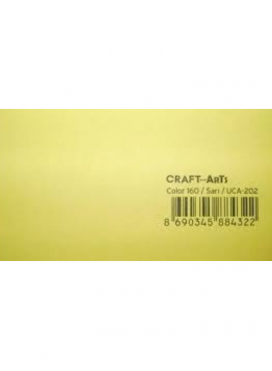 Craft And Arts Fon Kartonu 160 Gr 50x70 Sarı (1 Adet) Craft And Arts Fon Kartonu 160 Gr 50x70 Sarı (1 Adet)