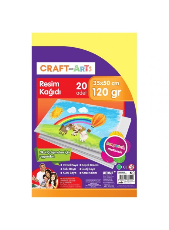 Craft And Arts Resim kağıt 35x50 20 Li