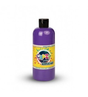 Crazy Akrilik Paint Mor 550 GR