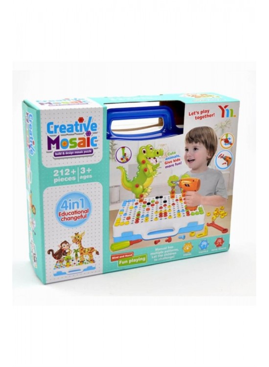 Creatıve Mosaıc Eğitici Puzzle Matkaplı YM004