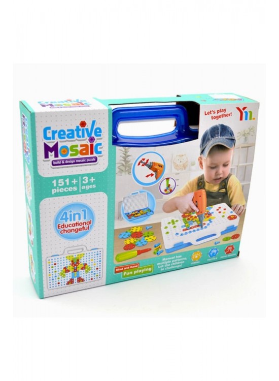 Creatıve Mosaıc Eğitici Puzzle Matkaplı YM007