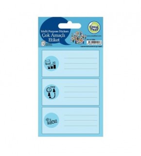 Creaworld Tiket Çok Amaçlı Etiket 3 LÜ (1 Adet)