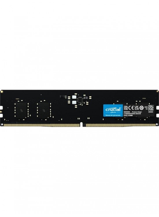Crucial 16GB DDR5-4800 CL40 CT16G48C40U5 16GB DDR5-4800 CL40 Udımm Pc Ram Bellek