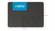 Crucial 240Gb CT240BX500SSD1 Bx500 2.5" Sata3 540-500 3Dnand Siyah Ssd Disk
