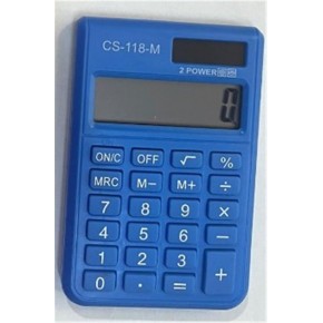 CSL CS-118-M Mavi 8 Hane Cep Tipi Hesap Makinesi