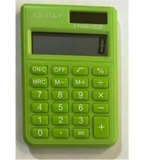 CSL CS-118-Y Yeşil 8 Hane Cep Tipi Hesap Makinesi