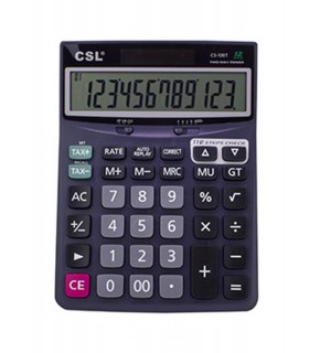 CSL CS-130T 12 Hane Masa Tipi İşlem Kontrollü Hesap Makinesi
