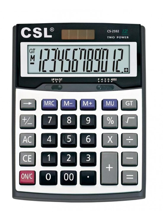 CSL CS-2592 12 Hane Masa Tipi Hesap Makinesi CSL CS-2592 12 Hane Masa Tipi Hesap Makinesi