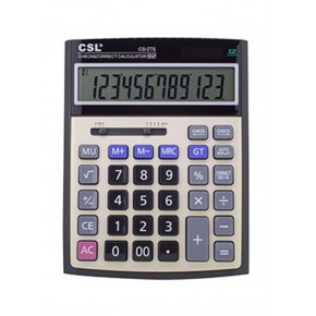 CSL CS-2TS 12 Hane Masa Tipi İşlem Kontrollü Hesap Makinesi