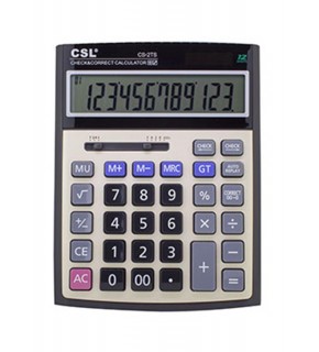 CSL CS-2TS 12 Hane Masa Tipi İşlem Kontrollü Hesap Makinesi