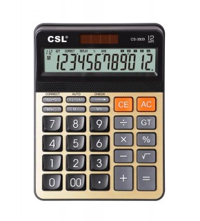 CSL CS-3809 12 Hane Masa Tipi Hesap Makinesi