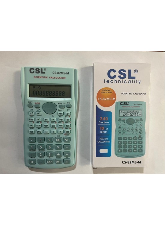 CSL CS-82MS-M Mavi Fonksiyonel Hesap Makinesi
