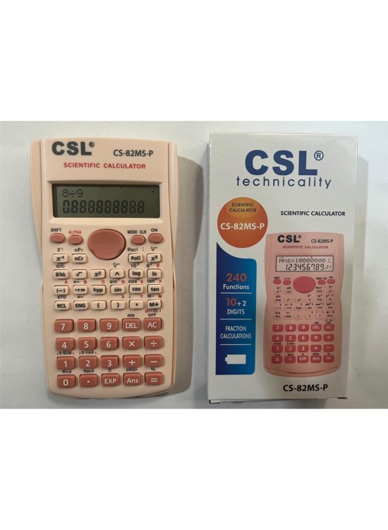 CSL CS-82MS-P Pembe Fonksiyonel Hesap Makinesi