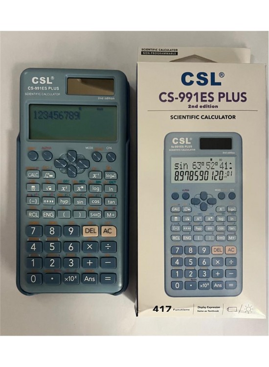 CSL CS-991ES PLUS-BLUE Mavi Fonksiyonel Hesap Makinesi