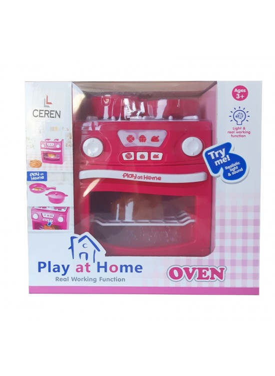 Ctoy Oyuncak Işıklı Pilli Ve Sesli Fırın Seti QF26131P