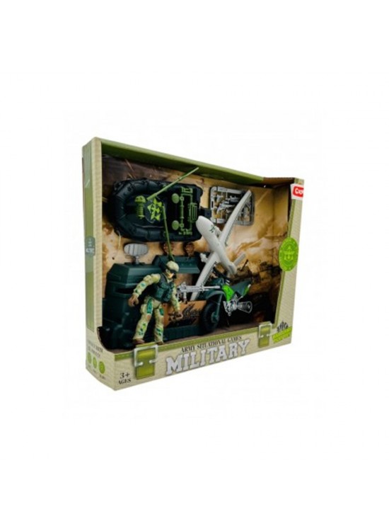 Ctoy Oyuncak Asker Seti Orta Boy CTOY-F7-3