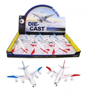 Ctoy Oyuncak Çek Bırak Işıklı Sesli Yolcu Uçağı CTOY-A380-6A (1 Adet)