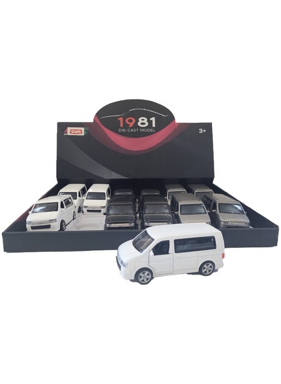 Ctoy Oyuncak Çek Bırak Kapıları Açılır Minibüs 1:32 CTOY-6632-09 (1 Adet) Ctoy Oyuncak Çek Bırak Kapıları Açılır Minibüs 1:32 CTOY-6632-09 (1 Adet)