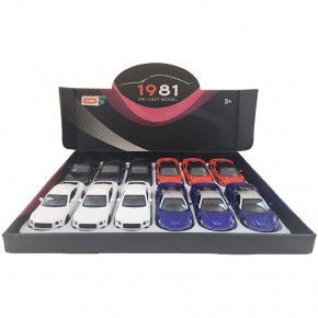 Ctoy oyuncak Çek Bırak Kapıları Açılır Yarış Arabası 1:32 (1 Adet)