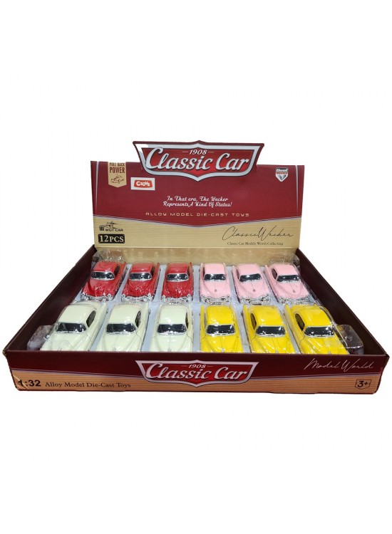 Ctoy Oyuncak Çek Bırak Klasik Otomobil1:32 12Li CTOY-615-3B (1 Adet) Ctoy Oyuncak Çek Bırak Klasik Otomobil1:32 12Li CTOY-615-3B (1 Adet)