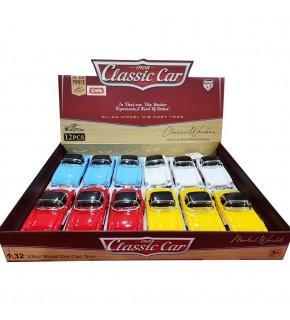 Ctoy Oyuncak Çek Bırak Klasik Otomobil1:32 12Li CTOY-615-6B (1 Adet)