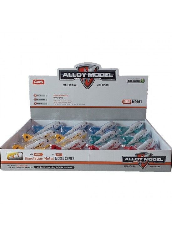 Ctoy oyuncak Çek Bırak Mini Yolcu Uçağı CTOY-9805,9806 (1 Adet)