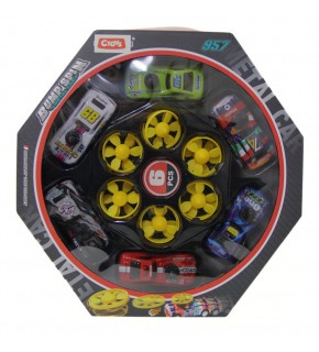 Ctoy Oyuncak Çek Bırak Pervaneli Yarış Arabası Çantalı Set CTOY-KZ957-062