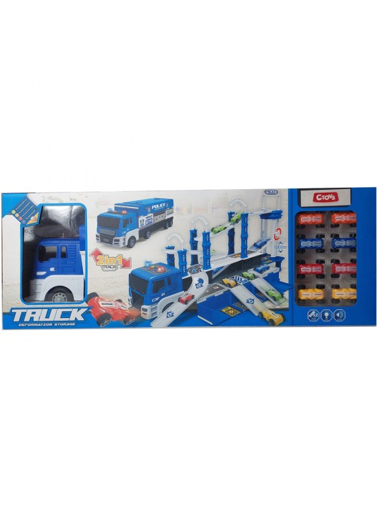 Ctoy Oyuncak Işıklı Müzikli Taşıyıcı Polis Tır CTOY-660-S17 Ctoy Oyuncak Işıklı Müzikli Taşıyıcı Polis Tır CTOY-660-S17