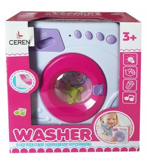 Ctoy Oyuncak Işıklı Pilli ve Sesli Çamaşır Makinasi