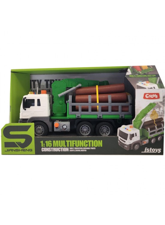 Ctoy Oyuncak Işıklı Sesli 1:16 Vinç Ctoy Oyuncak Işıklı Sesli 1:16 Vinç