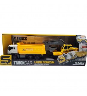 Ctoy Oyuncak Işıklı Sesli 2Li İş Makinesi CTOY-JS150