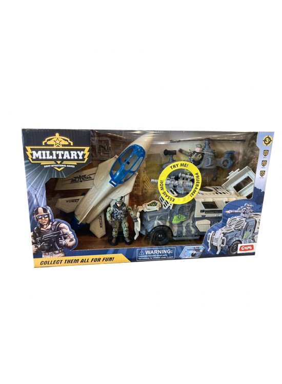 Ctoy Oyuncak Işıklı Sesli Askeri Araç CTOY-F5-1