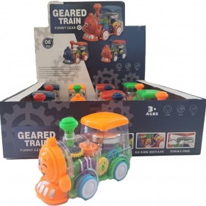 Ctoy Oyuncak Işıklı Sesli Şeffaf Tren (1 Adet)