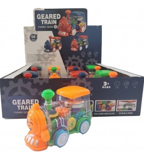 Ctoy Oyuncak Işıklı Sesli Şeffaf Tren (1 Adet)