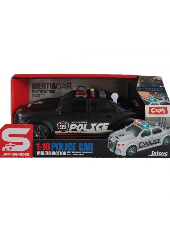 Ctoy Oyuncak Işıklı Ve Sesli Polis Arabası CTOY-JS124C Ctoy Oyuncak Işıklı Ve Sesli Polis Arabası CTOY-JS124C
