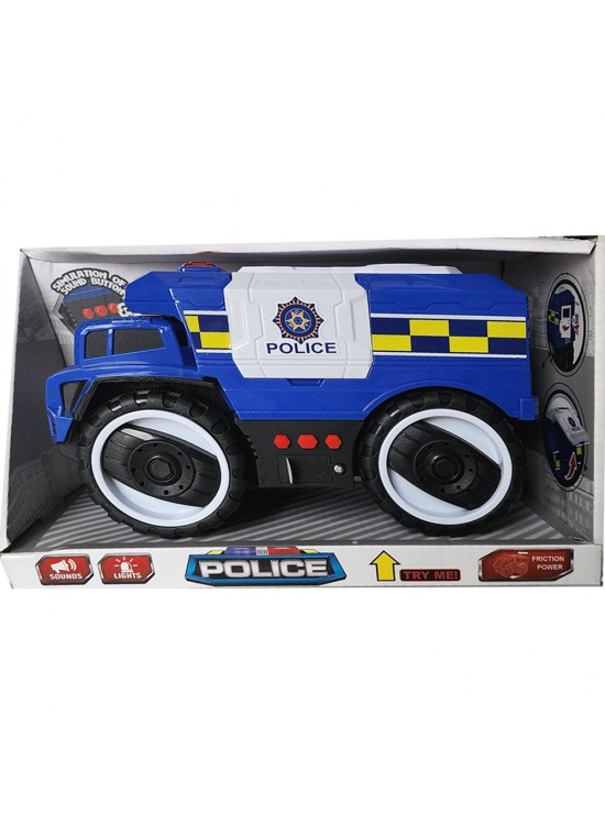 Ctoy Oyuncak Işıklı Ve Sesli Polis Kamyonu