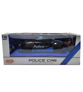 Ctoy Oyuncak Işıklı Ve Sesli Uzaktan Kumandalı Polis Arabası 1:16 CTOY-QX3689-A4