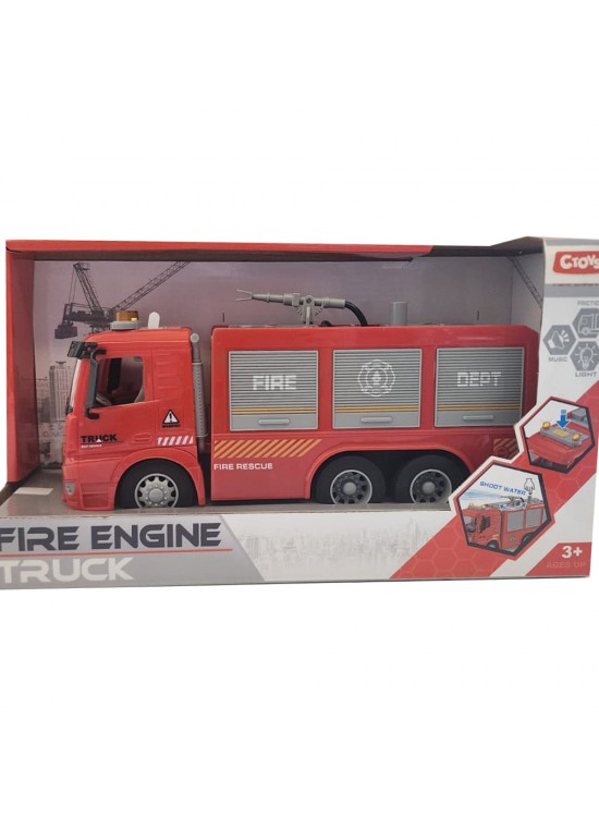 Ctoy Oyuncak Işıklı Ve Sürtmeli İtfaiye Aracı CTOY-PY8931A